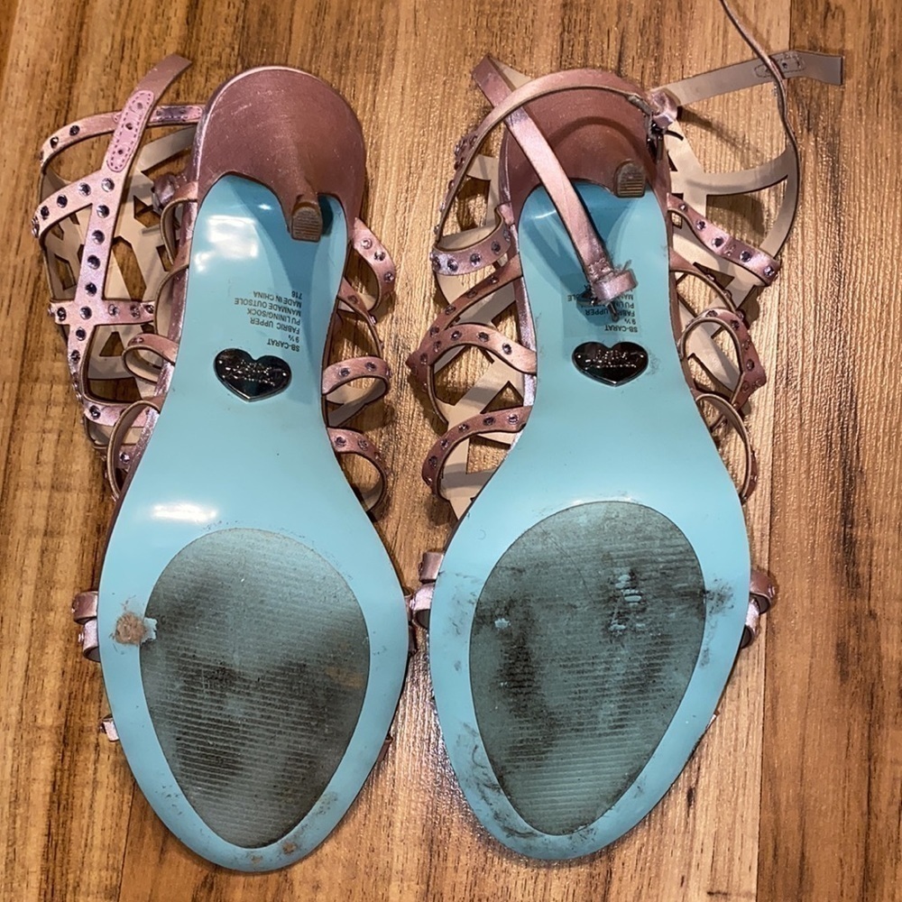Betsy Johnson SB-Carat heels Pink 9 1/2 - Picture 10 of 15